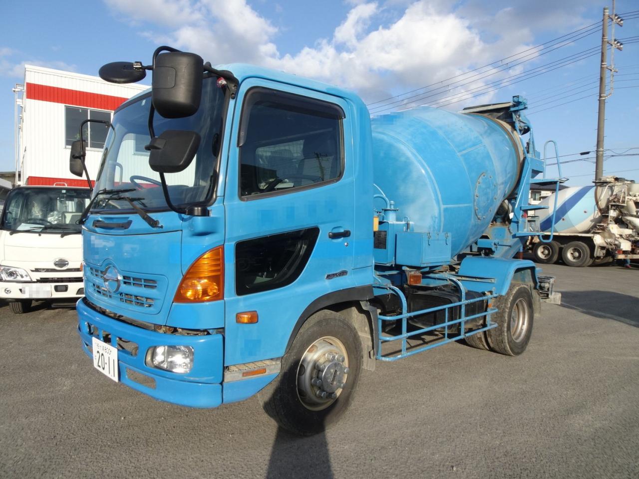 日野レンジャーLDG-FJ7JDAA ミキサー車