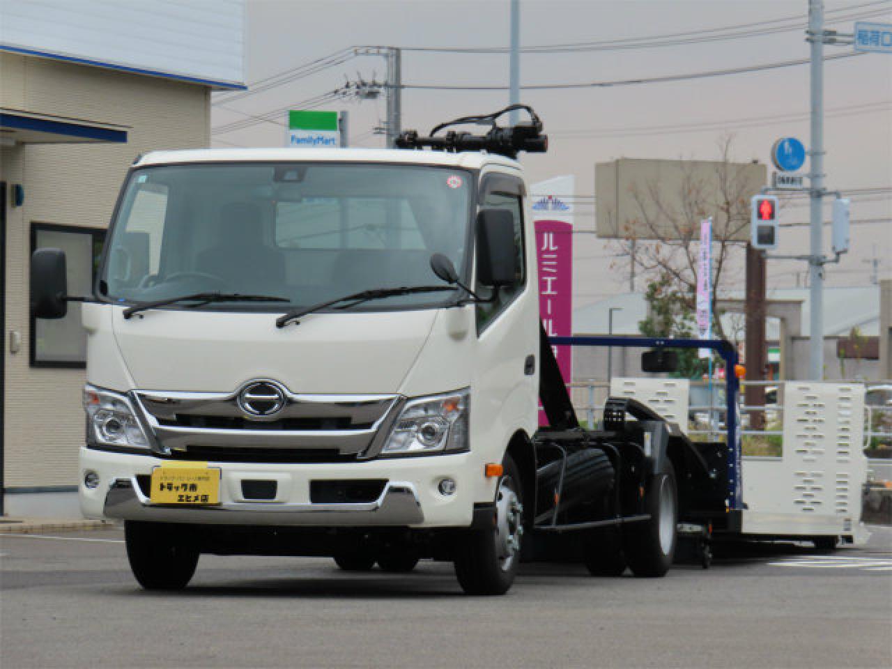 日野デュトロ2KG-XZU722M 車両運搬車