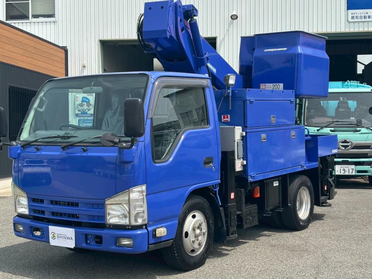 いすゞエルフBKG-NKR85 高所作業車