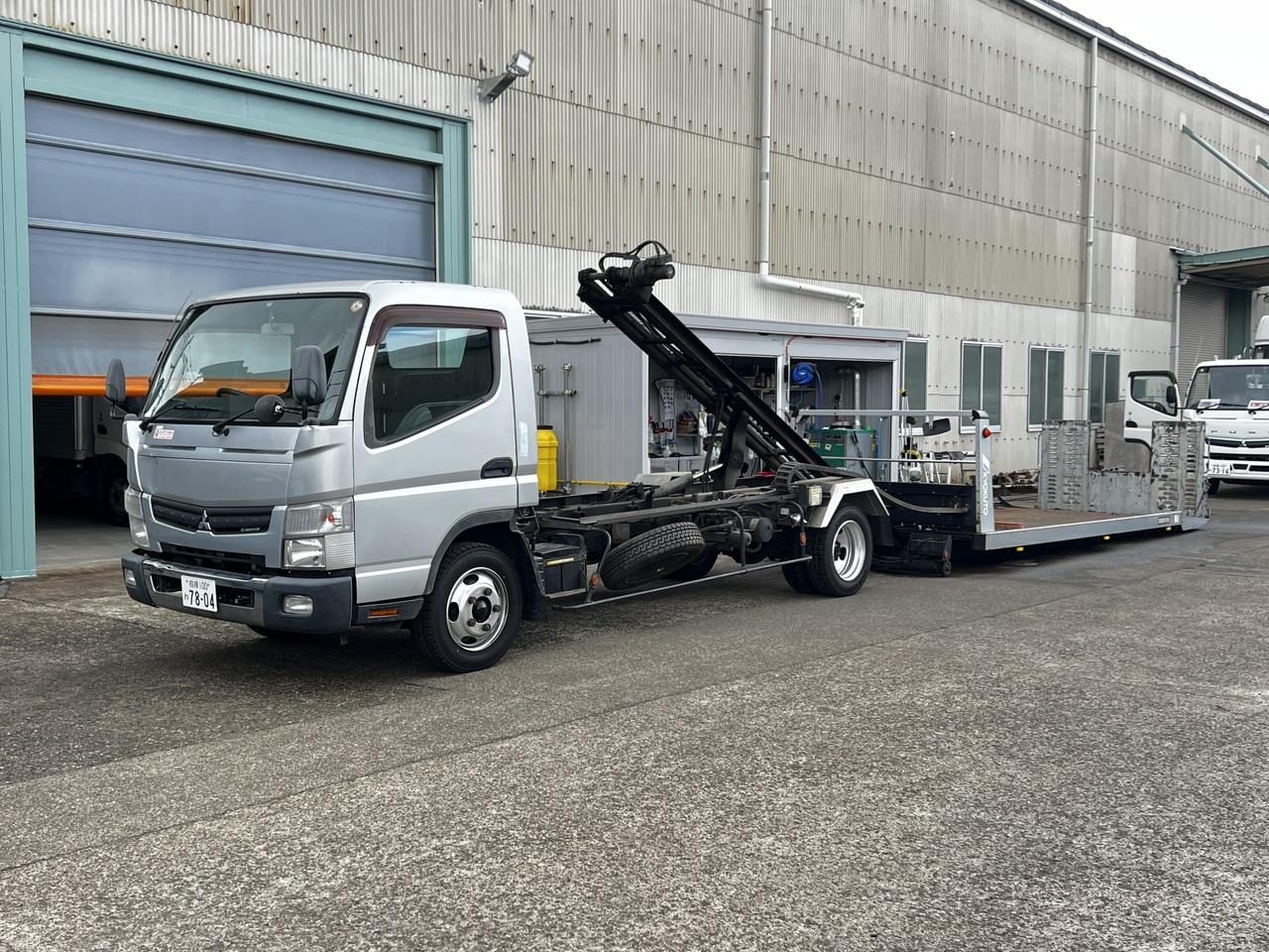 三菱キャンターTKG-FEB50 車両運搬車