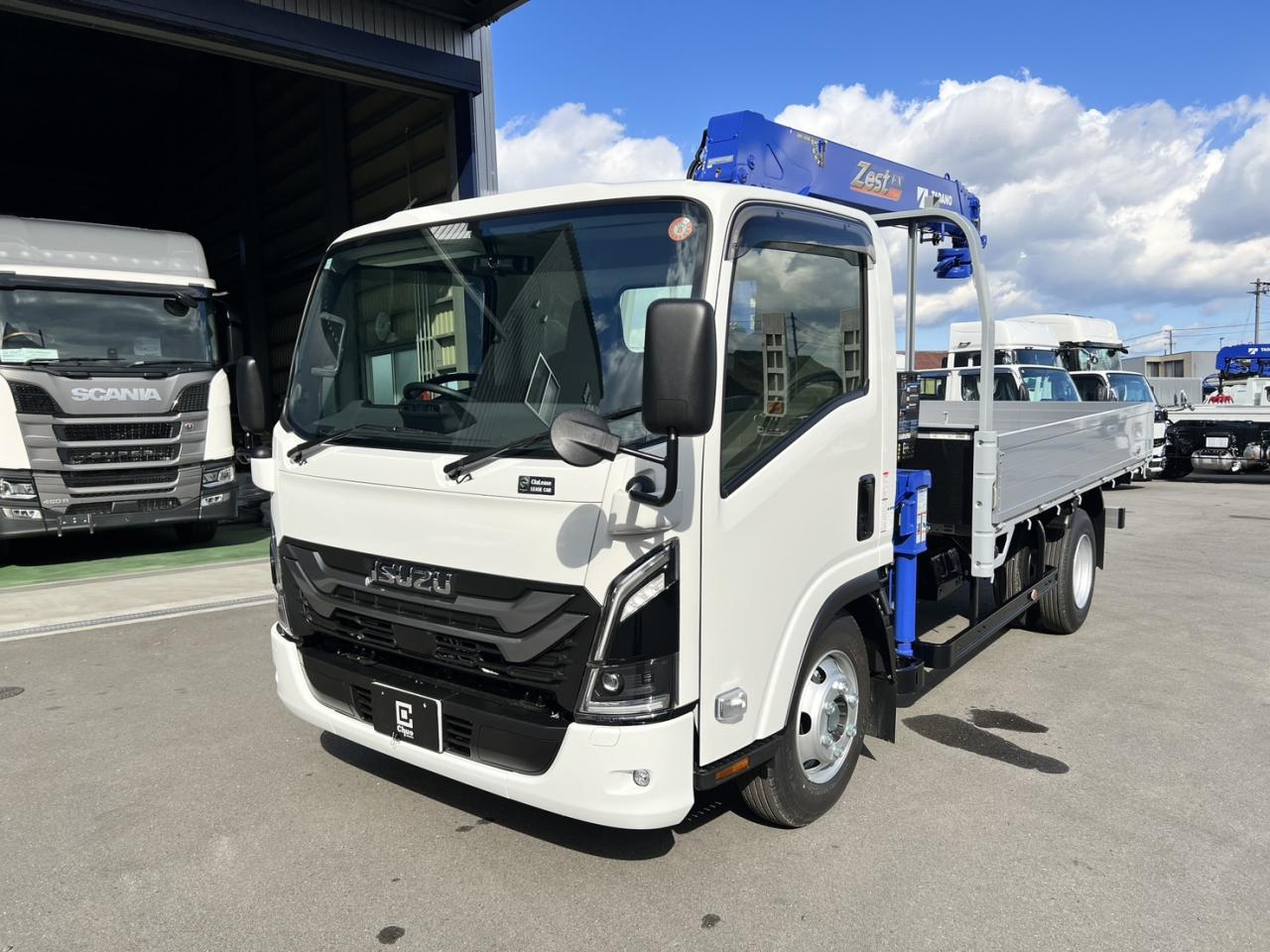 いすゞエルフ2RG-NPR88AR クレーン付