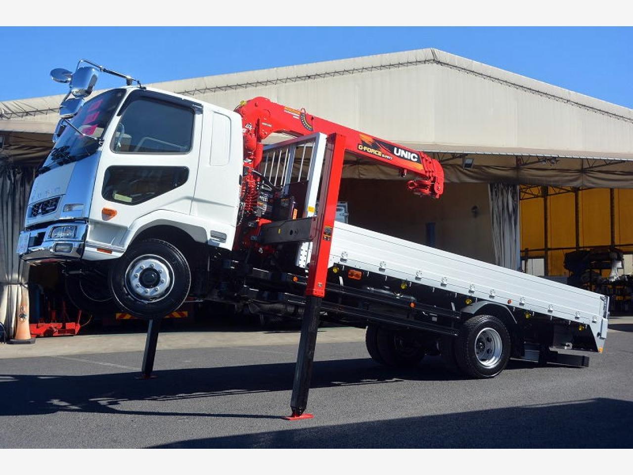 三菱ファイター2KG-FK62FZ 重機運搬車