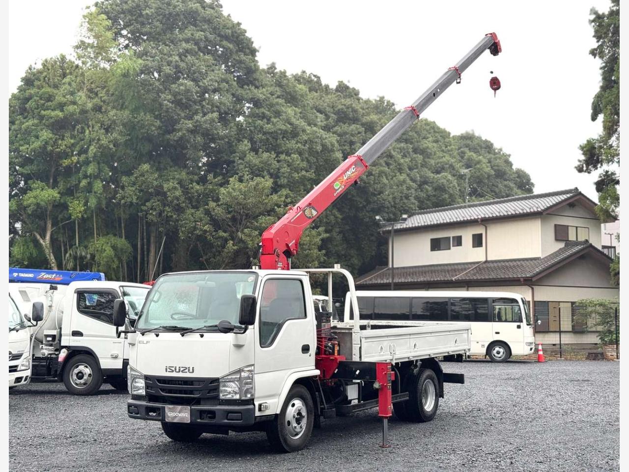 いすゞエルフ クレーン付