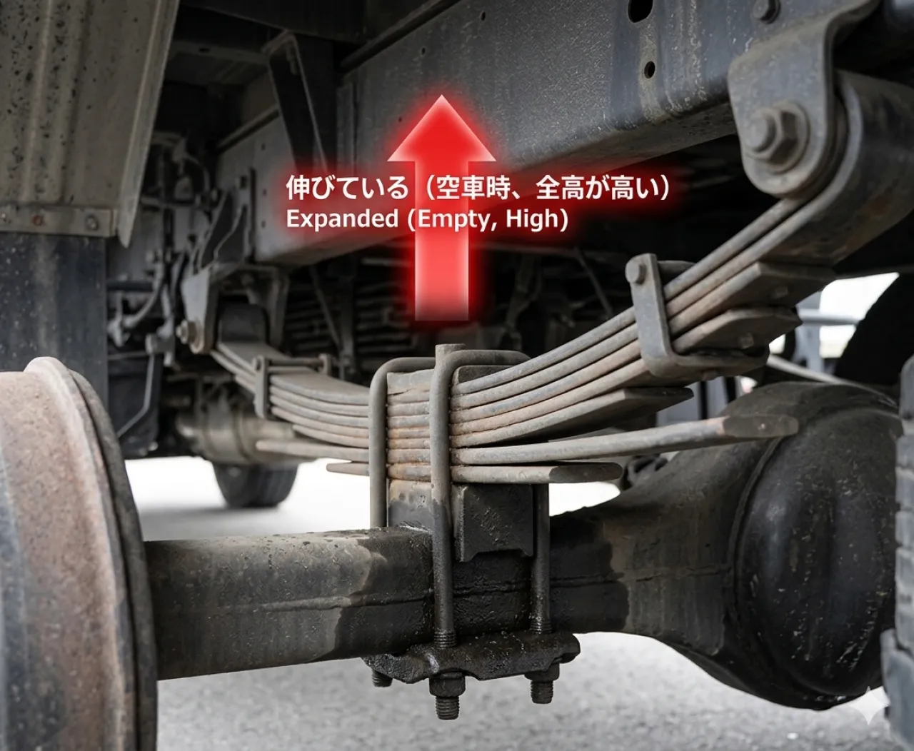 ★板バネ（サスペンション）の仕組み★